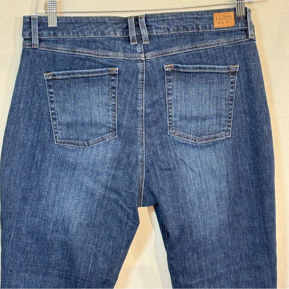 SOLD LL Bean Jeans Womens Size 18 MT Beanflex Denim Favorite Fit Straight Leg - Picture 11 of 14